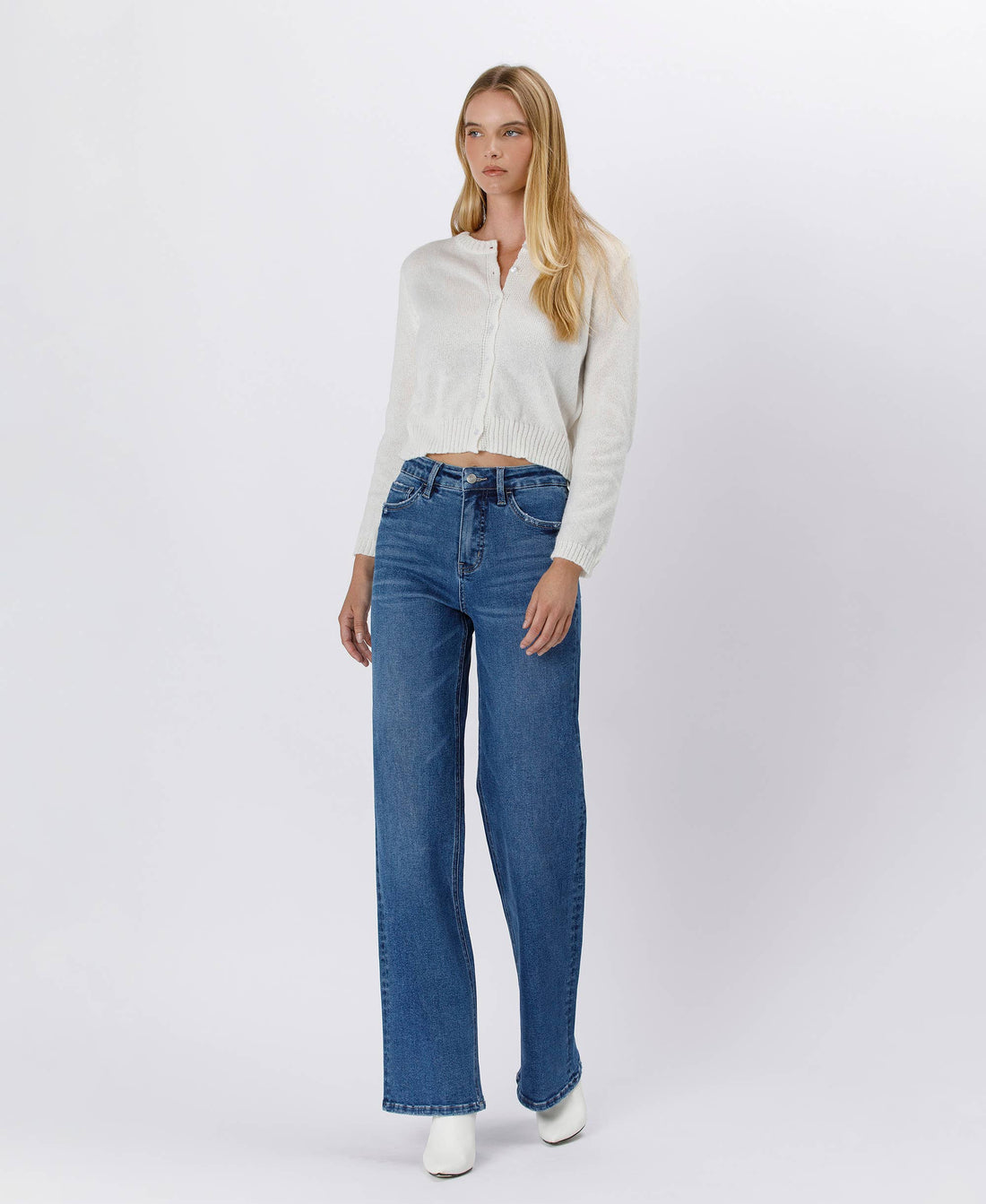 Melissa 90's High Rise Wide Leg Jeans