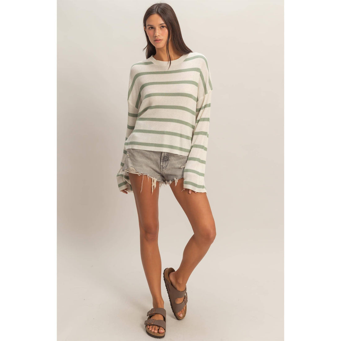 Camden Wide-Sleeve Sweater