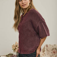 Merci Ribbed Cardigan