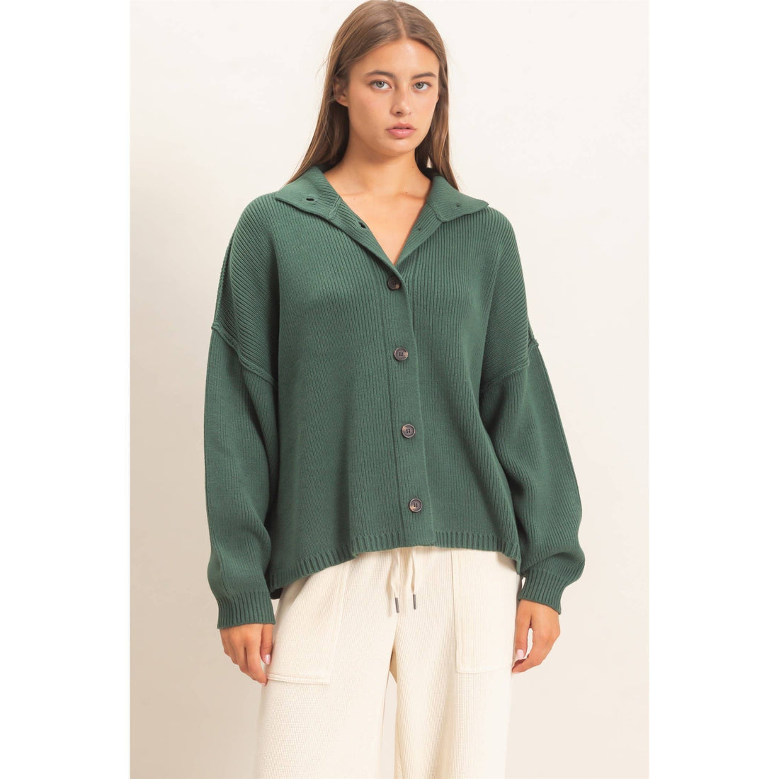 Keesha High Neck Cardigan