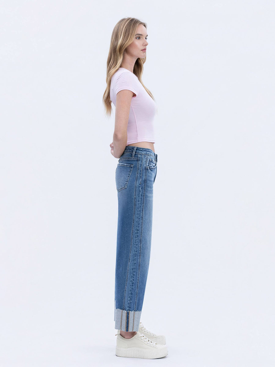 Joni Cuffed Barrel Jeans
