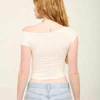 Celeste Asymmetrical Wrap Top