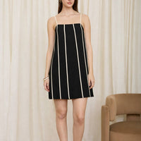 Gabby Stripe Linen Mini Dress