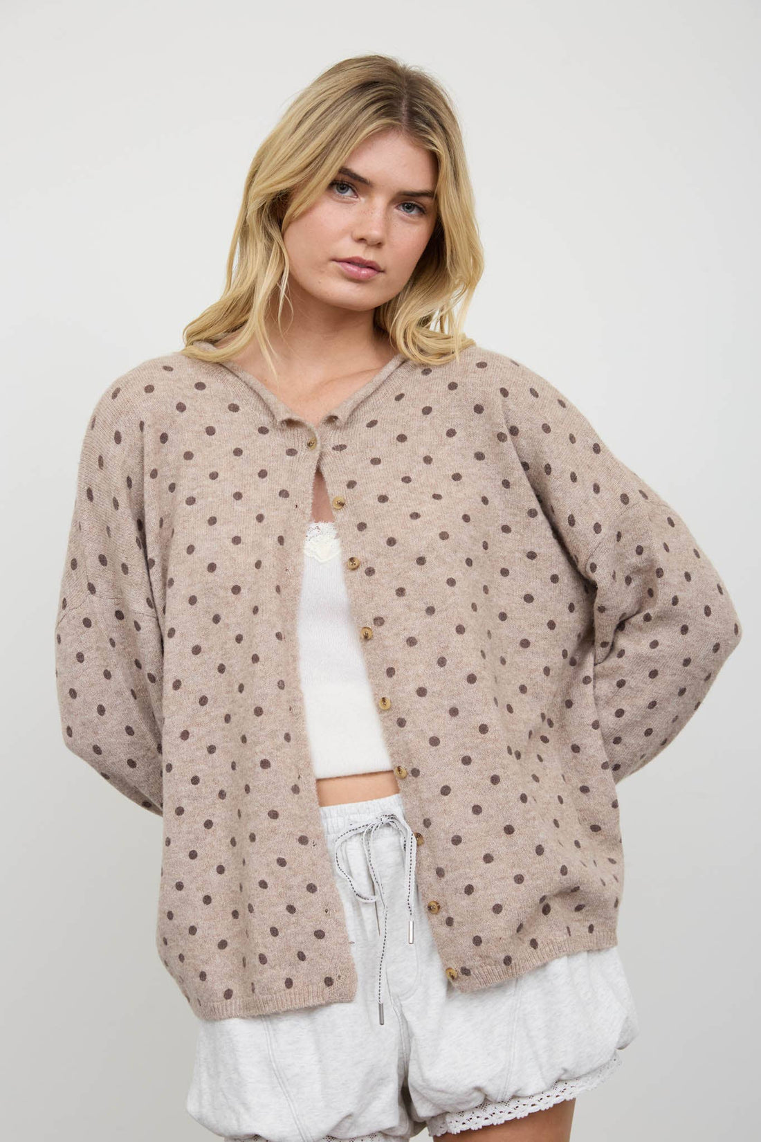 Mable Polka Dot Cardigan