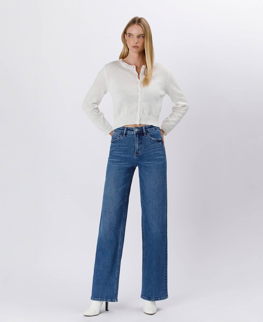 Melissa 90's High Rise Wide Leg Jeans