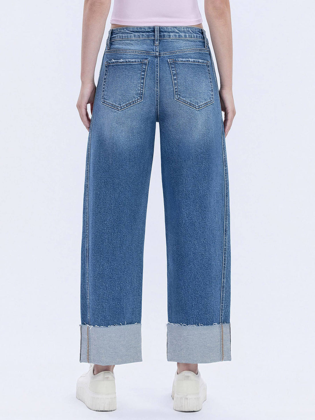Joni Cuffed Barrel Jeans