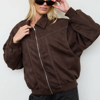 Thea Boxy Bomber Jacket