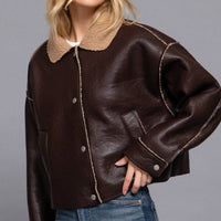 Bolter Faux Leather Jacket