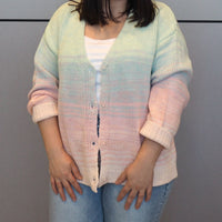 Ombre Cardigan Sweater (+)