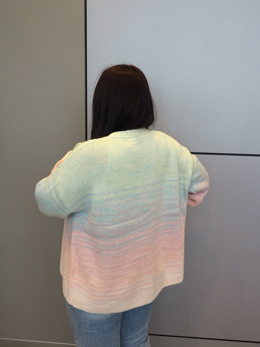 Ombre Cardigan Sweater (+)